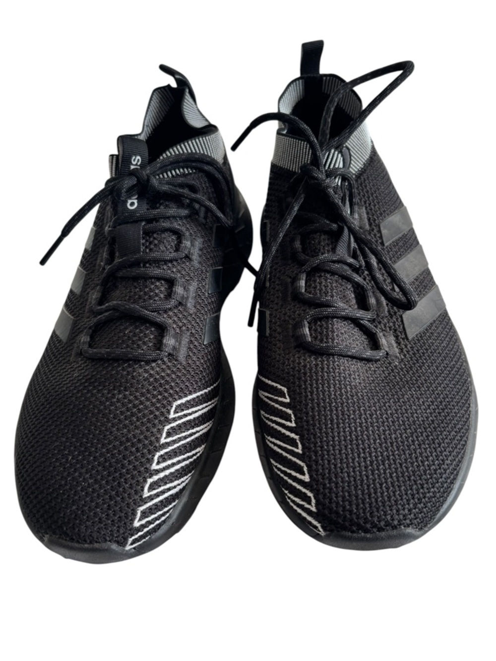 Adidas Questar Running Shoes Men’s 9.5 Black Ortholite Float Sneakers Athletic